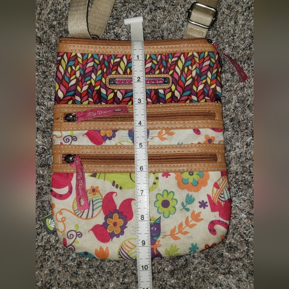 Lily Bloom Playful Cat Pattern Crossbody Bag - image 6